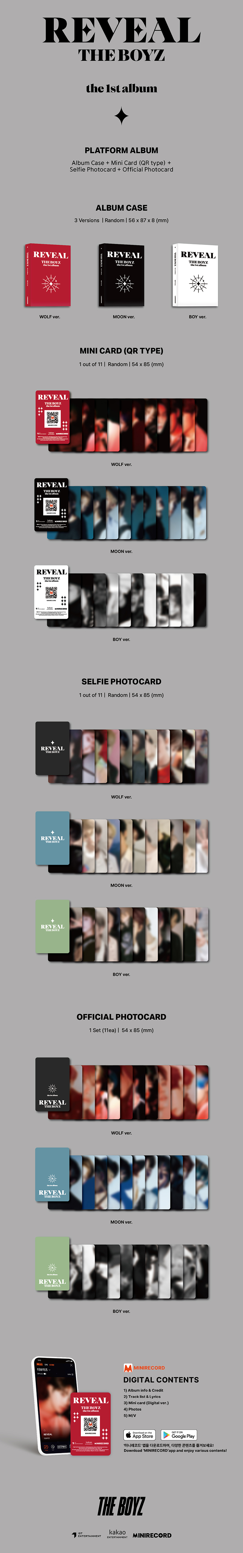 ktown4u.com : [3CD SET] THE BOYZ - 1ST ALBUM [REVEAL] (Platform